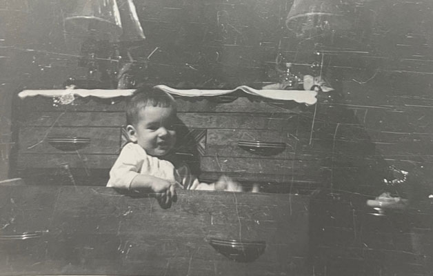Baby sleep in drawer
